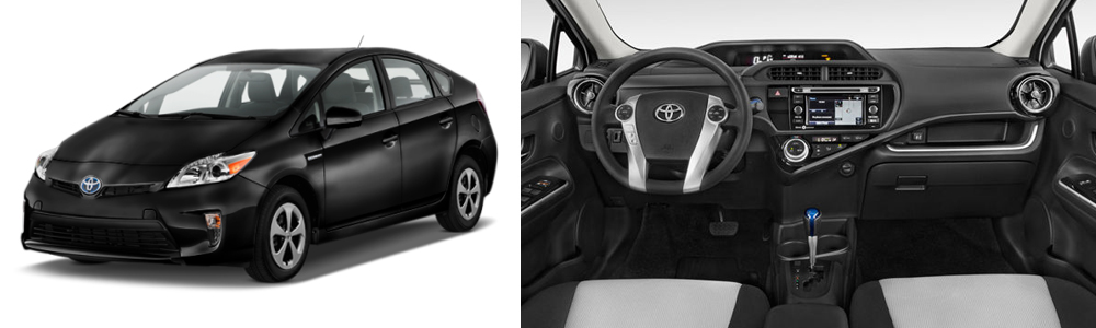 Black Toyota Prius
